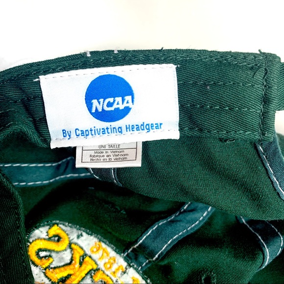 NCAA Oregon Ducks hat. Green & yellow, adjustable closer OS - 100% Cotton - Picture 6 of 6